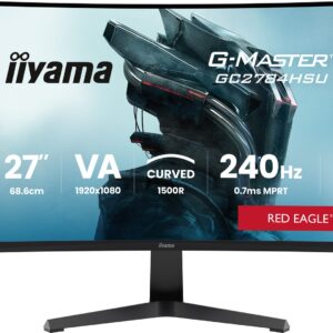 iiyama G-MASTER GC2784HSU-B1 kompiuterio monitorius 68,6 cm (27") 1920 x 1080 pikseliai „Full HD“ LCD Juoda
