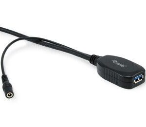 Equip 133348 USB kabelis USB 3.2 Gen 1 (3.1 Gen 1) 15 m USB A Juoda - Image 2