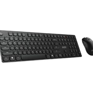 MSI FORGE K210 WIRELESS COMBO klaviatūra Pelė įskaityta Namams / biurui USB Juoda - Image 3