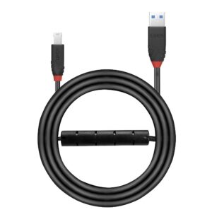 Lindy 43227 USB kabelis USB 3.2 Gen 1 (3.1 Gen 1) 10 m USB A USB B Juoda - Image 2