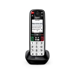 Gigaset EASY 500HX Analoginio ryšio / DECT telefonas Skambintojo ID Juoda, Sidabras - Image 3