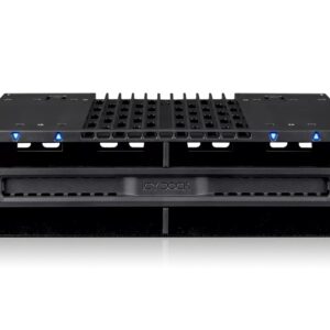 Icy Dock MB024SP-B saugojimo diskų korpusas HDD / SSD aptvaras Juoda 2.5"