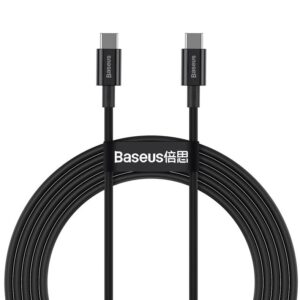 Baseus Superior USB kabelis USB 2.0 1 m USB C Juoda