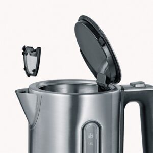 Severin 3418000 elektrinis virdulys 1,7 L 3000 W Juoda, Nerūdijančiojo plieno - Image 2