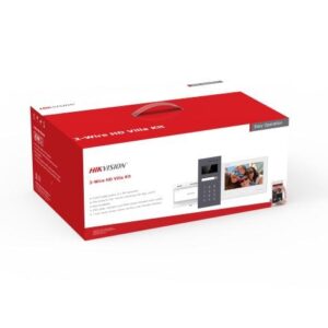 Hikvision DS-KIS704EY-ACW2/ALUMINUM vaizdo telefonspynės sistema 2 MP 17,8 cm (7") Pilka, Balta - Image 3