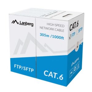 Lanberg LCF6-11CU-0305-S tinklo kabelis Pilka 305 m Cat6 F/UTP (FTP)