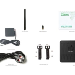 Zotac ZBOX -MI668-BE asmeninio kompiuterio / darbo stoties platforma 0,64L dydžio kompiuteris Juoda i7-1360P 2,2 GHz - Image 1