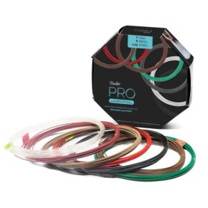 3Doodler PRO-FILLS eksploatacinė medžiaga 3D spausdintuvams Varis, Polilatinė rūgštis (PLA), Polipieno rūgšties – anglies pluoštas (PLA-CF), Medžio pluoštas Varis, Žalia, Pilka, Balta, Medis, Raudona, Bronza