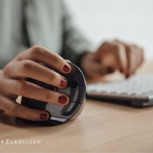 BakkerElkhuizen Evoluent D kompiuterio pelė Biuras Dešinės rankos Radijo dažnio belaidė Lazeris 3200 DPI - Image 2