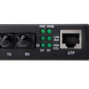 Digitus DN-82010-1 tinklo medijos keitiklis Vidinis 1310 nm Keli režimai Juoda - Image 3