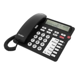 Tiptel 1081000 telefonas Analoginis telefonas Skambintojo ID Juoda