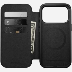 Nomad Modern Leather Folio mobiliojo telefono dėklas 16 cm (6.3") „Folio“ Gelsvai rudas - Image 2