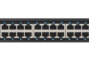 Lanberg RSFE-24P-2C-250 tinklo komutatorius Ne-valdomas Gigabit Ethernet (10/100/1000) Maitinimas per Eternetą (PoE) 1U Juoda - Image 2