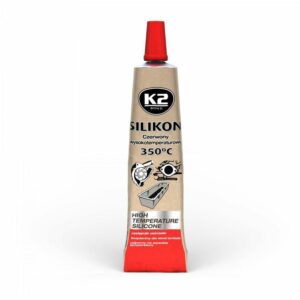 K2 SILIKON RAUDONAS LUZ 21G AUKŠTATEMPERATŪRIS +350°C, SKYSTAS TARPIKLIS