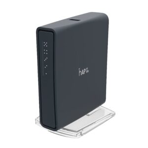 Mikrotik hAP ac lite tower Juoda Maitinimas per Eternetą (PoE) - Image 2