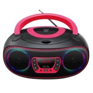 Denver TCL-212BT PINK Juoda, Rožinė Nešiojamas kompaktinių diskų grotuvas - Image 2
