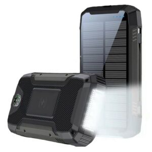 PowerNeed S20000Q mobiliojo įrenginio kroviklis Universalus Juoda Lightning, Saulinis, USB Belaidis įkrovimas Spartusis įkrovimas Lauke - Image 2