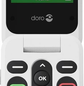 Doro Leva E30 7,11 cm (2.8") 142,7 g Juoda, Balta Bazinis telefonas - Image 2