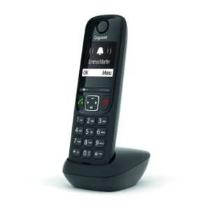 Gigaset AS690HX Analoginio ryšio / DECT telefonas Skambintojo ID Juoda - Image 2