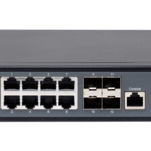 LevelOne XEL-1291 Valdomas L3 10G Ethernet (100/1000/10000) 1U Juoda - Image 2