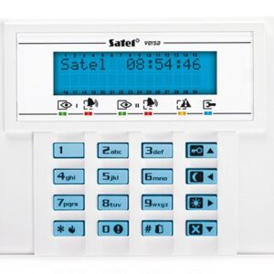 Satel VERSA-LCD-BL apsauginė įėjimo kontrolės sistema Balta