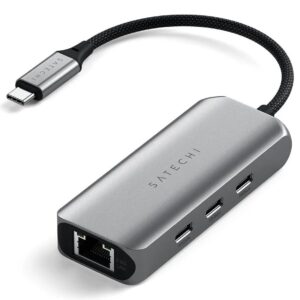 Satechi ST-H3C25EM sąsajos šakotuvas C tipo USB 10000 Mbit/ai Pilka - Image 3