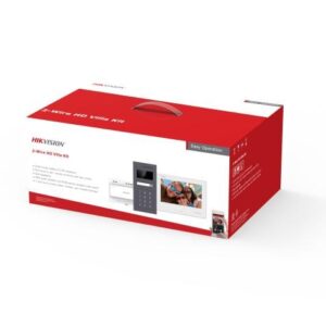 Hikvision DS-KIS704EY-ACW2/ALUMINUM vaizdo telefonspynės sistema 2 MP 17,8 cm (7") Pilka, Balta - Image 2