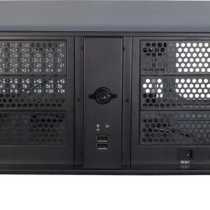 Inter-Tech 4U-4098-S Stovas Juoda - Image 3