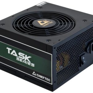 Chieftec Task TPS-500S maitinimo blokas 500 W 24-pin ATX ATX Juoda