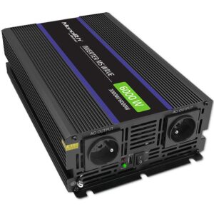 Qoltec 51929 Monolitinis įtampos keitiklis 6000 MS Wave | nuo 12V iki 230V | 3000/6000 | USB - Image 2