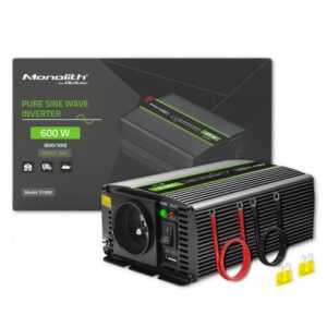 Qoltec Monolith maitinimo adapteris / inverteris Automatinis 600 W Juoda - Image 2