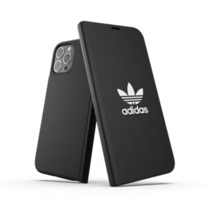 Adidas OR Booklet Dėklas BASIC Apple iPhone 12 Pro Max 6,7" juodos spalvos baltos spalvos 42228 - Image 1