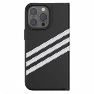 Adidas OR Booklet Dėklas PU Apple iPhone 13 Pro/ 13 6,1" juodos spalvos baltos spalvos 47112 - Image 5