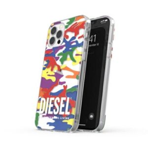 Diesel skaidrus Dėklas Pride Camo AOPApple iPhone 12 Pro Max multikolor colorful 44333