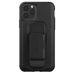 Diesel Grip Dėklas Leather Look Apple iPhone12 12 Pro czarny juodos spalvos 42534 - Image 3