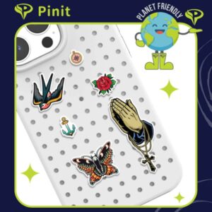 Przyrožinės spalvosi Pinit Tattoo Pin do Pinit DėklasWzór 2 - Image 2