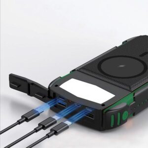 4smarts Powerbank Solarny TitanPackRugged UltiMag 20000mAh žalios spalvos 540244 - Image 5