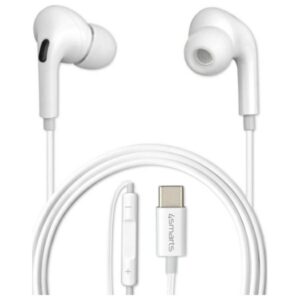 4smarts ausinės Melody Digital Basic USB-C D/A baltos spalvos 465590
