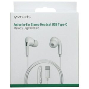 4smarts ausinės Melody Digital Basic USB-C D/A baltos spalvos 465590 - Image 3