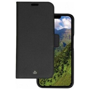 Dėklas dbramante 1928 New York 2w1 Wallet skirtas Apple iPhone 14 Pro juodos spalvos