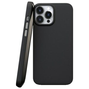 Dėklas Nudient Thin V3 MagSafe skirtas Apple iPhone 13 Pro Max juodos spalvos