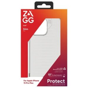 Dėklas ZAGG Luxe skirtas Apple iPhone 15 Pro Max skaidrus - Image 5