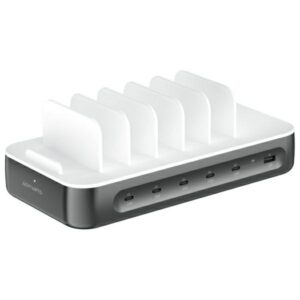 4smarts Team 100W Charging Station with Cable Set Space Gray - Image 2