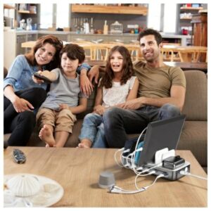 4smarts Team 100W Charging Station with Cable Set Space Gray - Image 6
