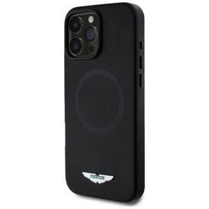 Dėklas Aston Martin HC FW Logo skirtas Apple iPhone 16 Pro MagSafe juodos spalvos - Image 2