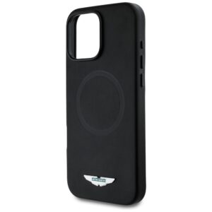 Dėklas Aston Martin HC FW Logo skirtas Apple iPhone 16 Pro MagSafe juodos spalvos - Image 6