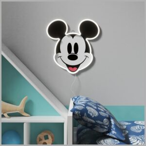 Neon Yellowpop Disney Mickey Printed Face - Image 2