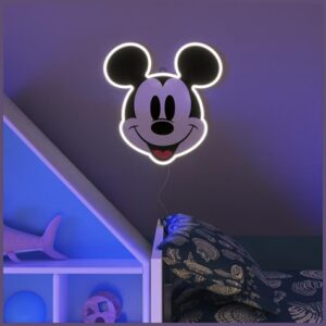 Neon Yellowpop Disney Mickey Printed Face - Image 4