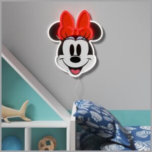 Neon Yellowpop Disney Minnie Printed Face - Image 2