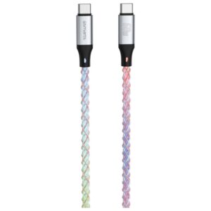 Kabelis 4smarts USB-C 60W 1.5m RGB - Image 2